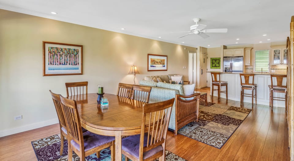 Combined dining room and living room  or as I call it "my office"