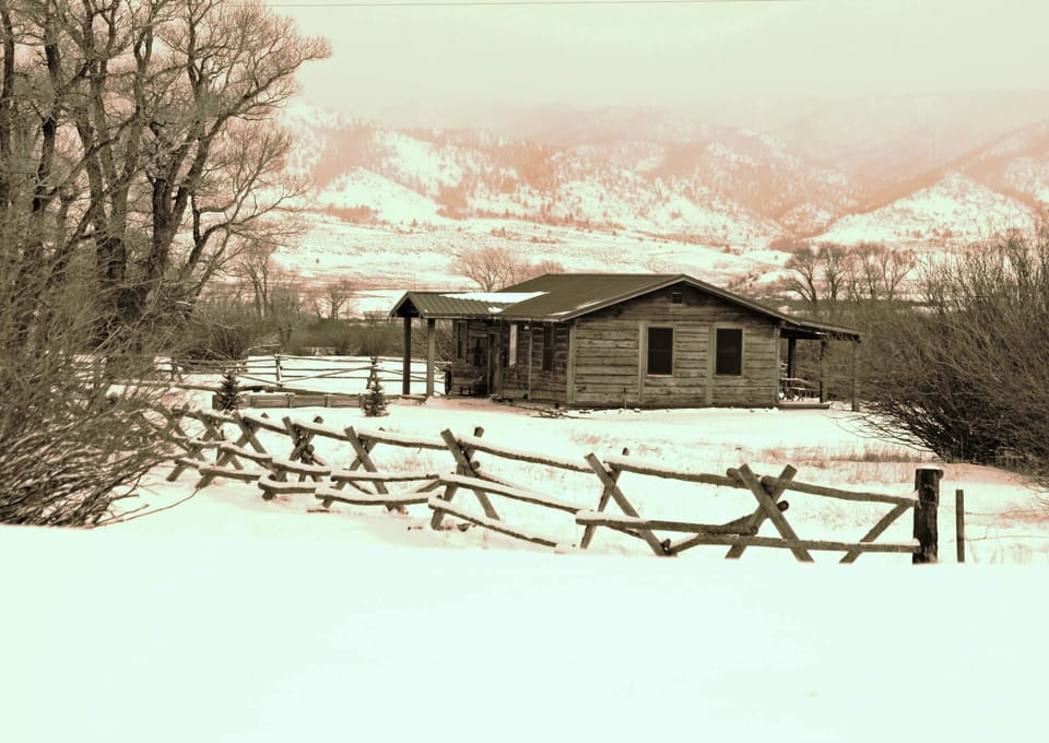 Early winter at the cabin. All  4 seasons are so beautiful in this area.