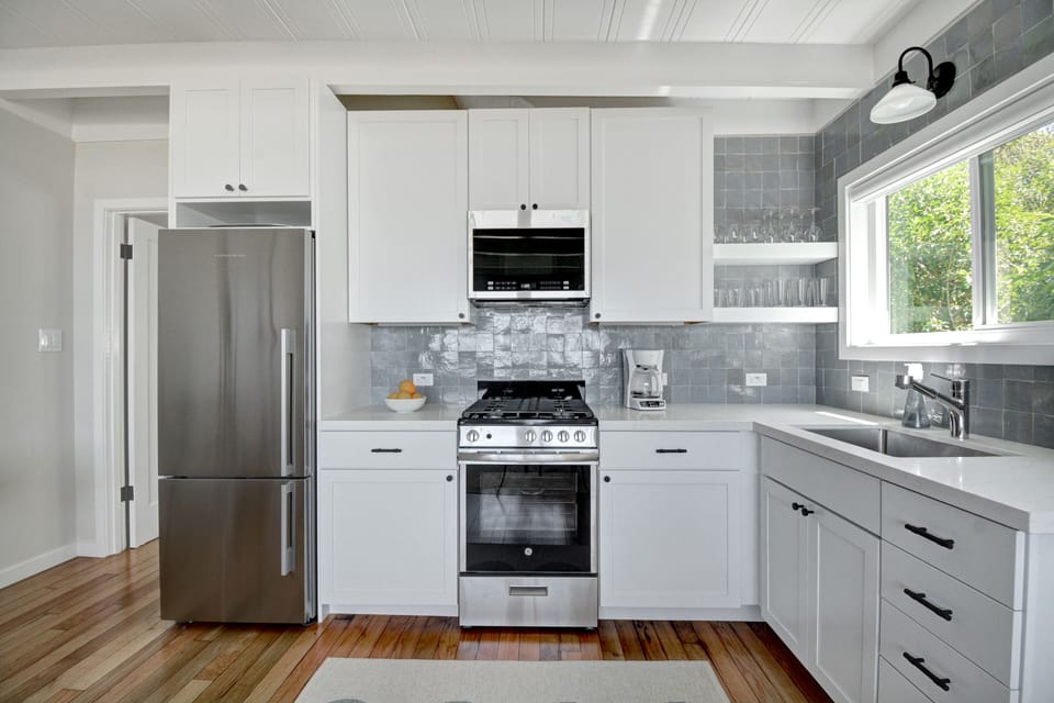 Fully stocked and recently updated kitchen