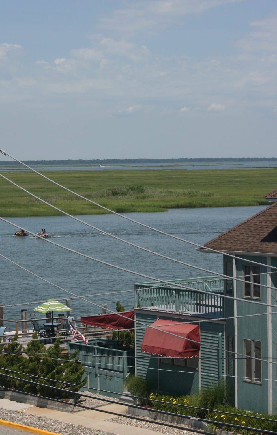 roof deck view of the bay