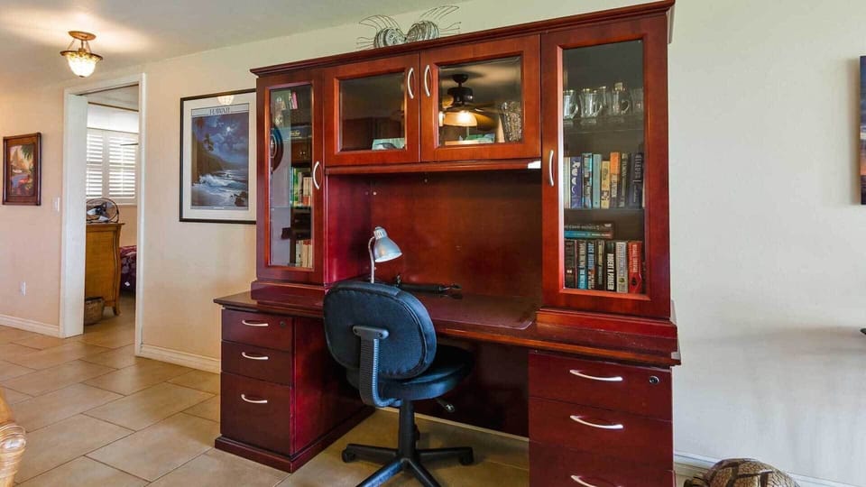 Computer desk/library