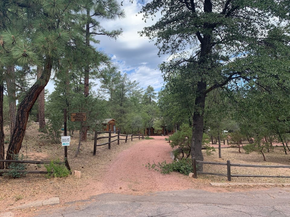 Entrance to property