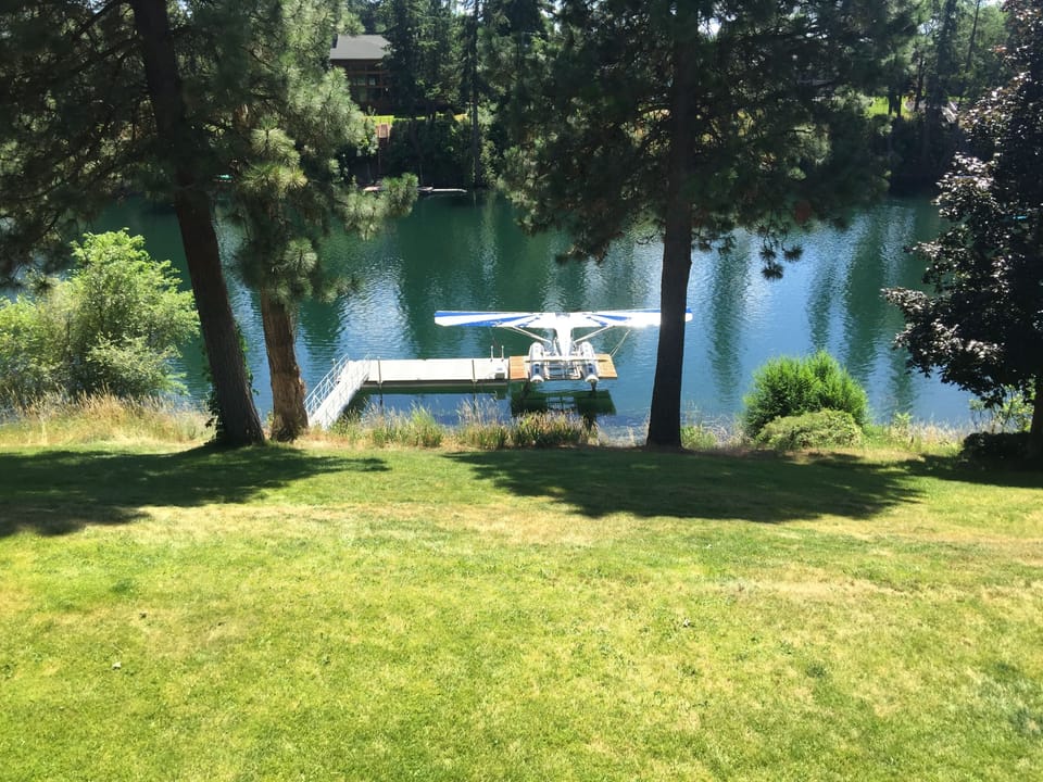 Dock with Float Plane lift.