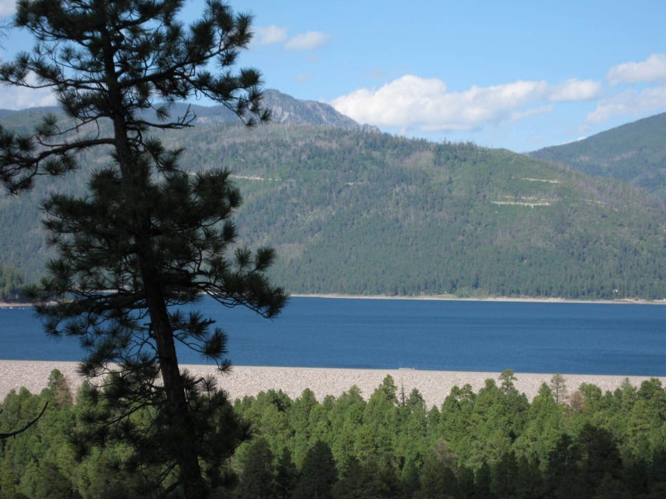View from 'overlook,' a short yet mildly intense hike from the property.