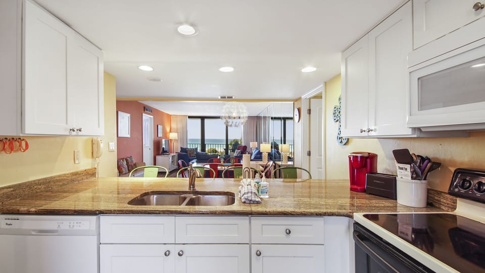 kitchen with a view