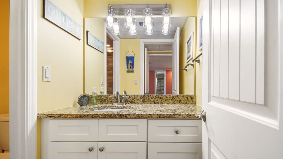 2nd bathroom with hallway and bedroom access