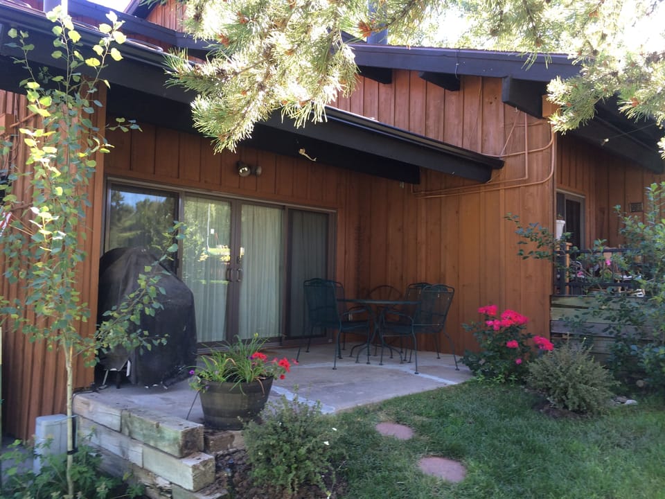 Patio off living room