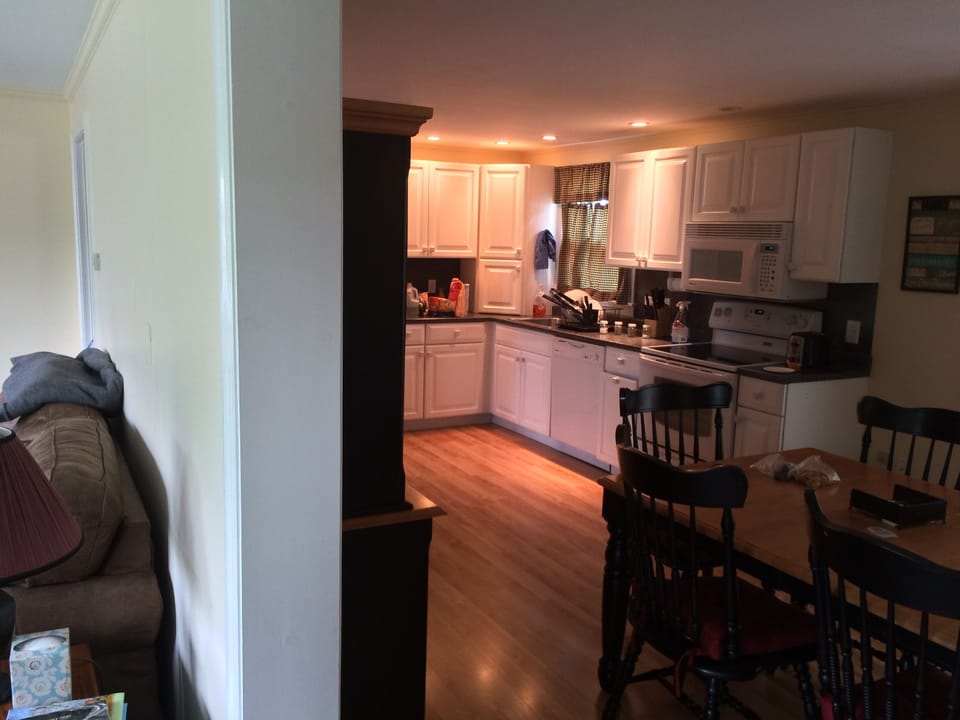 Kitchen and dining room