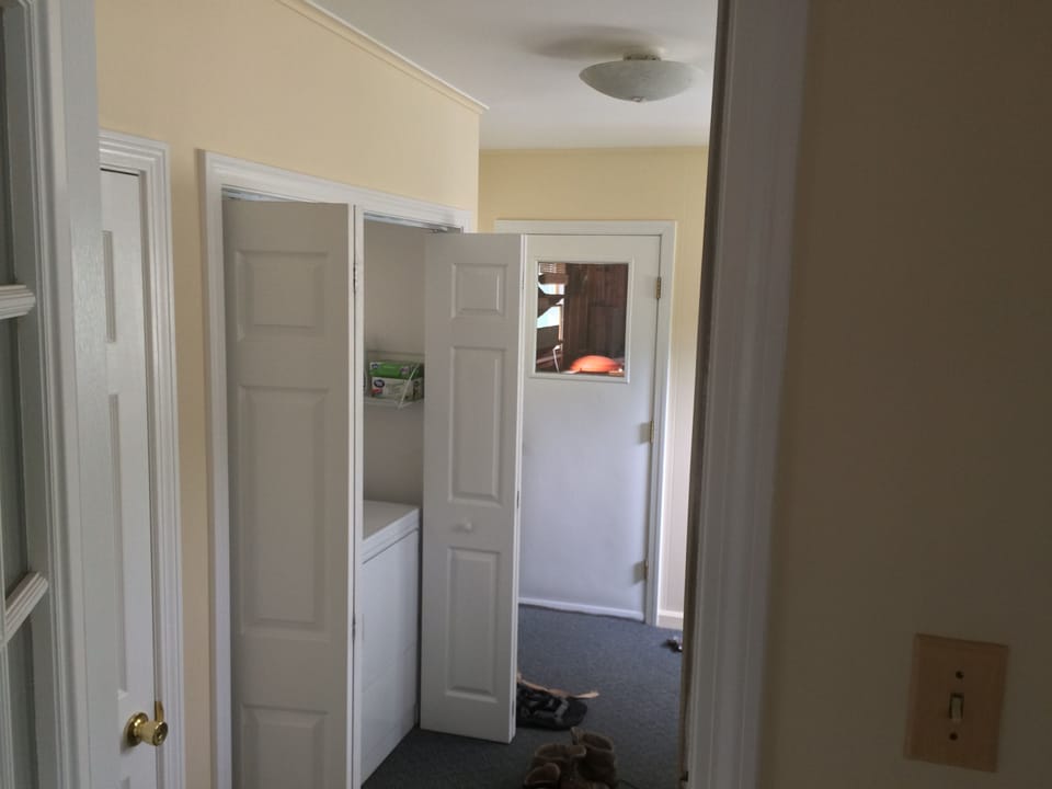 Laundry room in the breezeway