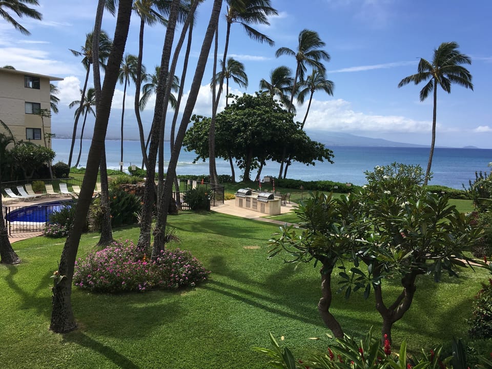 Our view from the lanai. Taken May 2018.