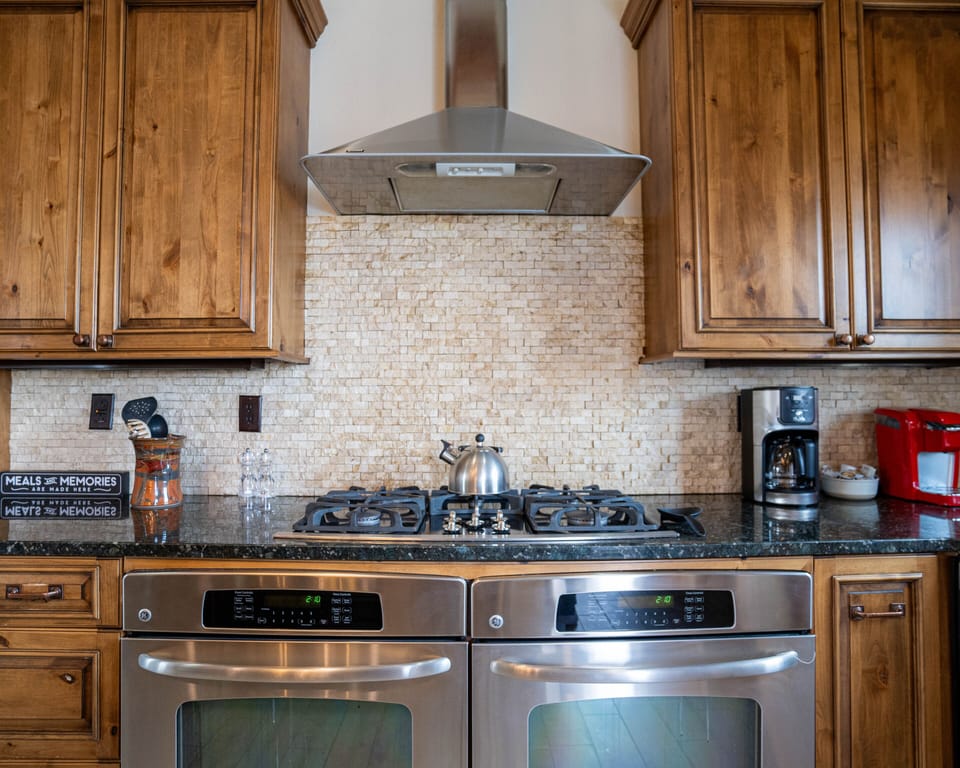 Two ranges and a cooktop