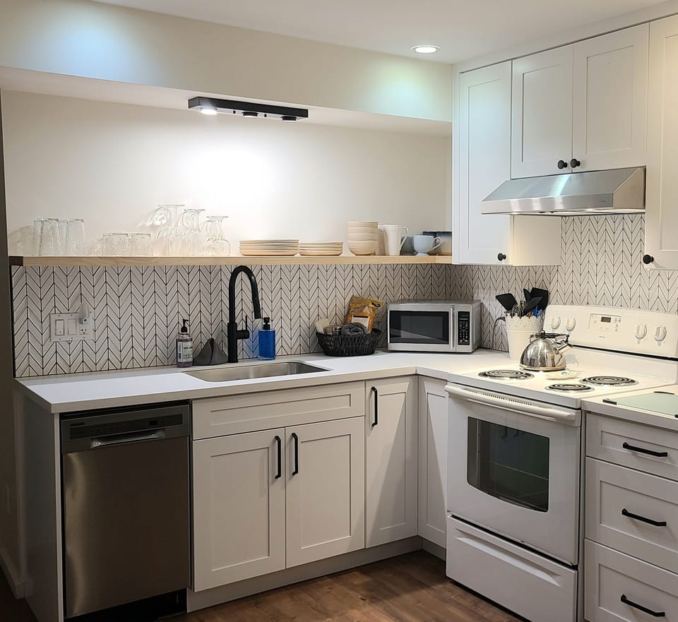 Brand new kitchen with everything you'll need!