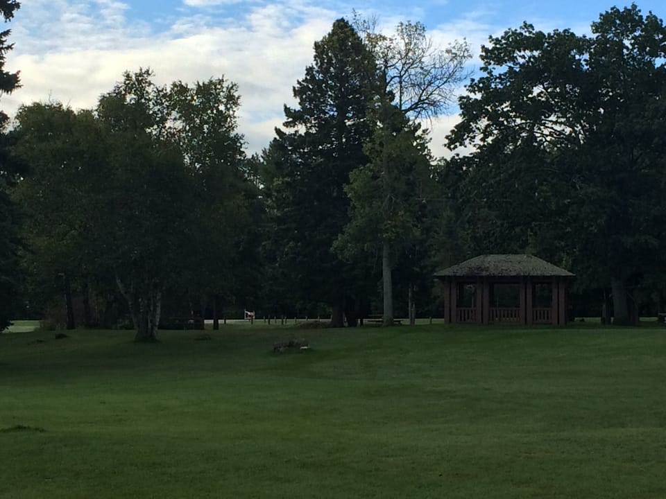 Roadside park across the street