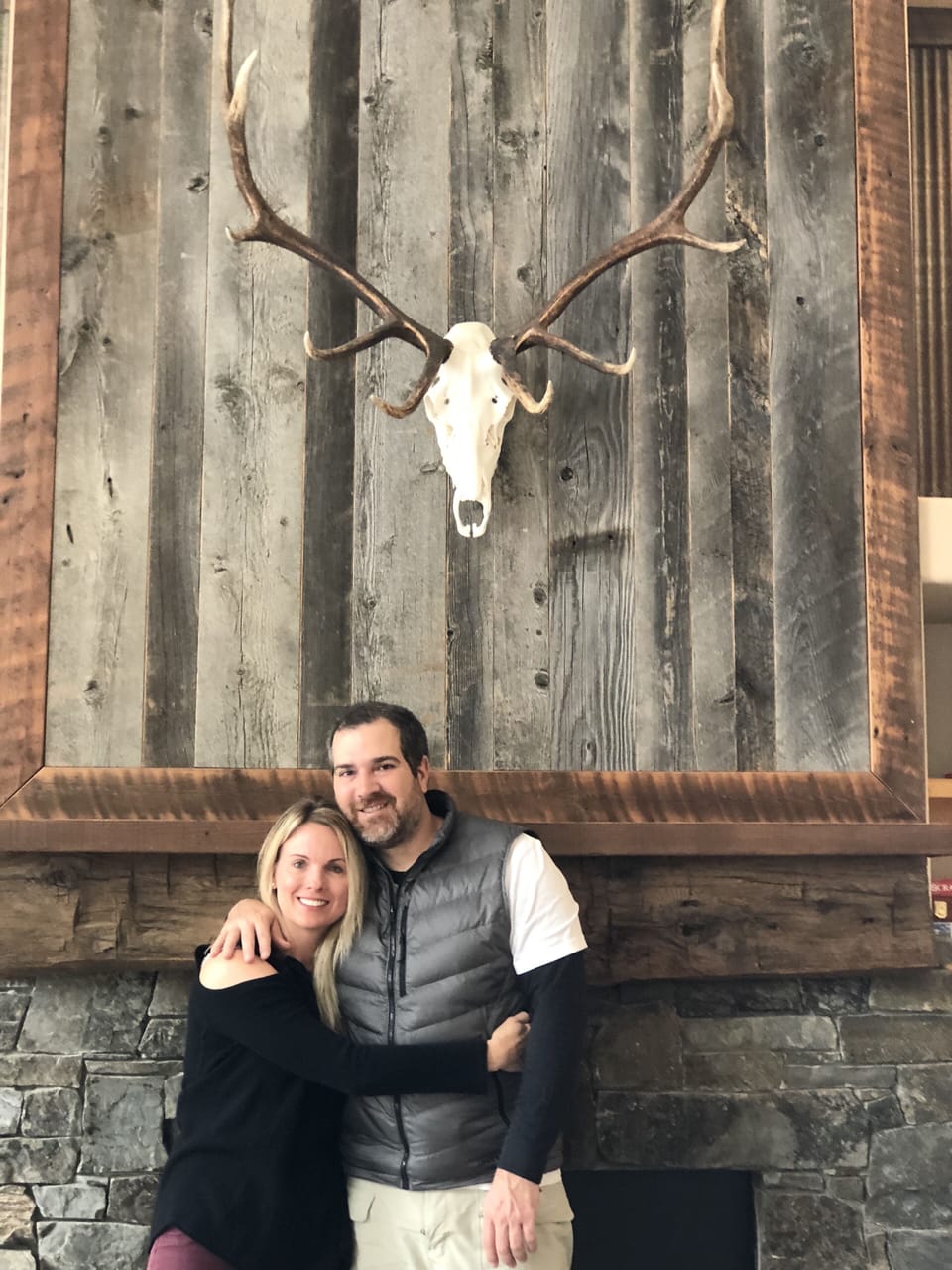 our fabulous regulars Kristen & Jeff right at home