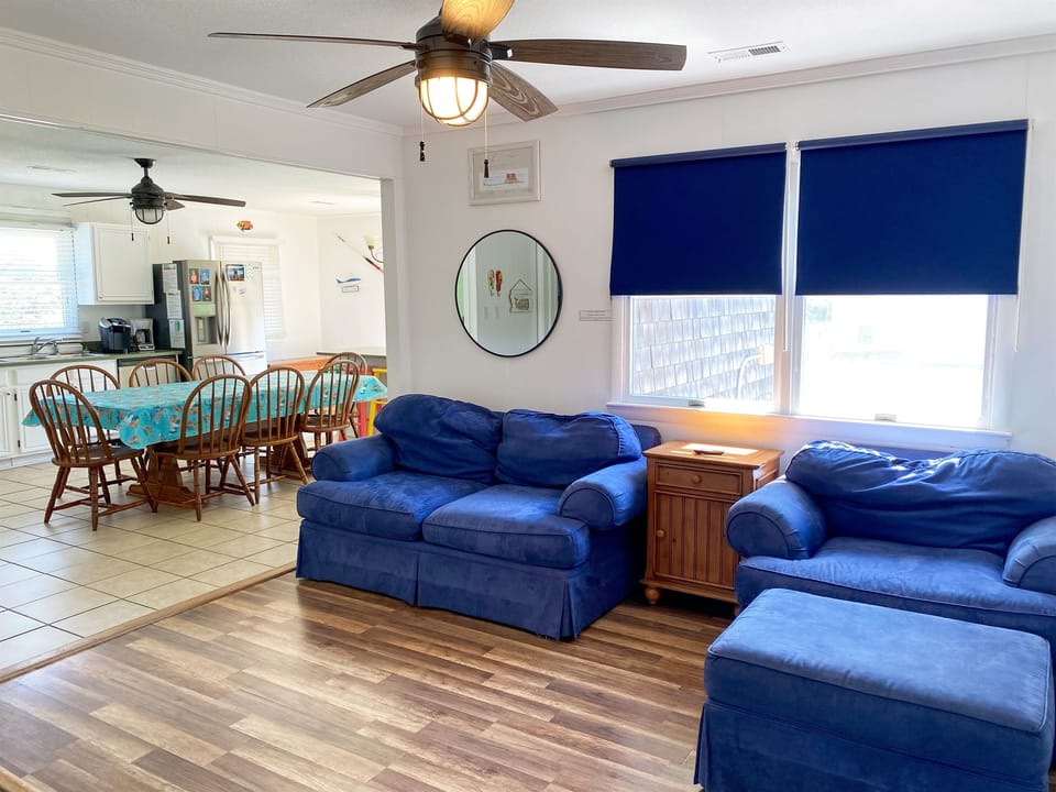 Second Living Room features Large Flat Screen Smart TV