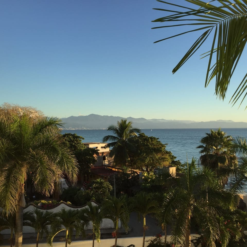 View from Balcony toward Puerto Vallarta