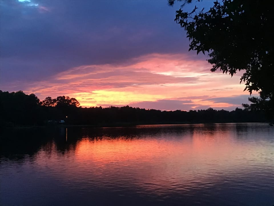 Sunset Ben Hall Lake - August 2020