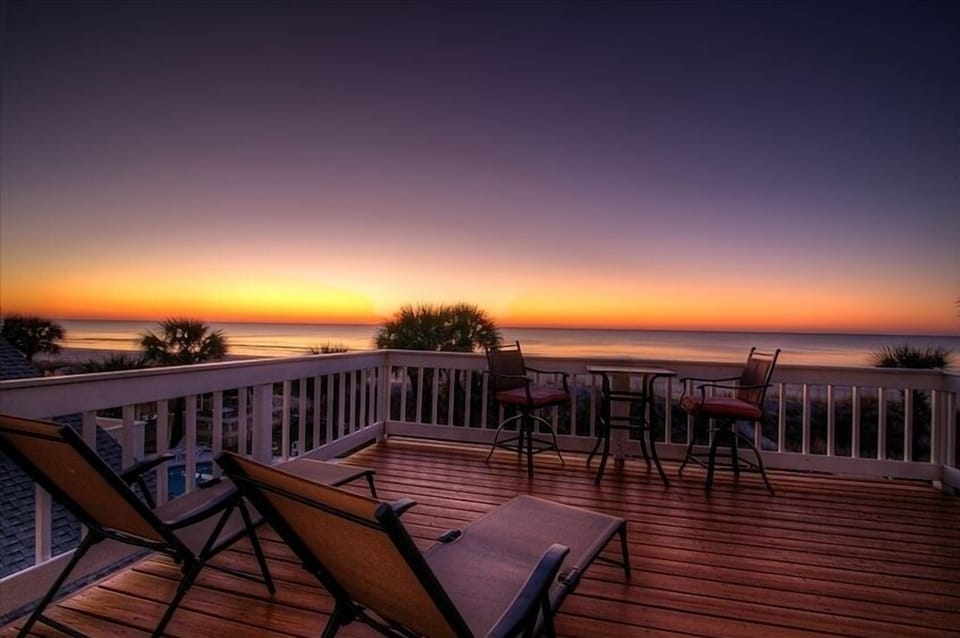 Morning view from Master bedroom deck - absolutely stunning.