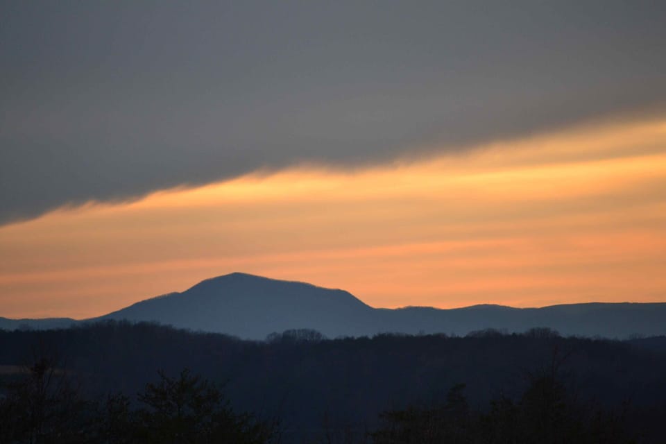 SML boasts beautiful sunsets over the Blue Ridge Mountains