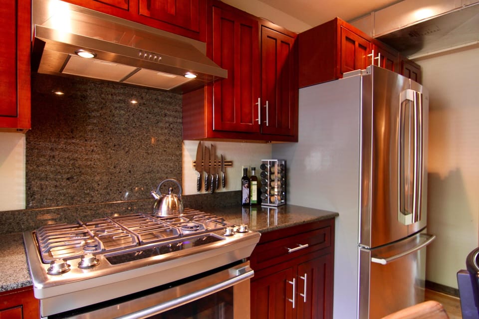 Amazing Kitchens!  All Stainless and Top of the Line!
