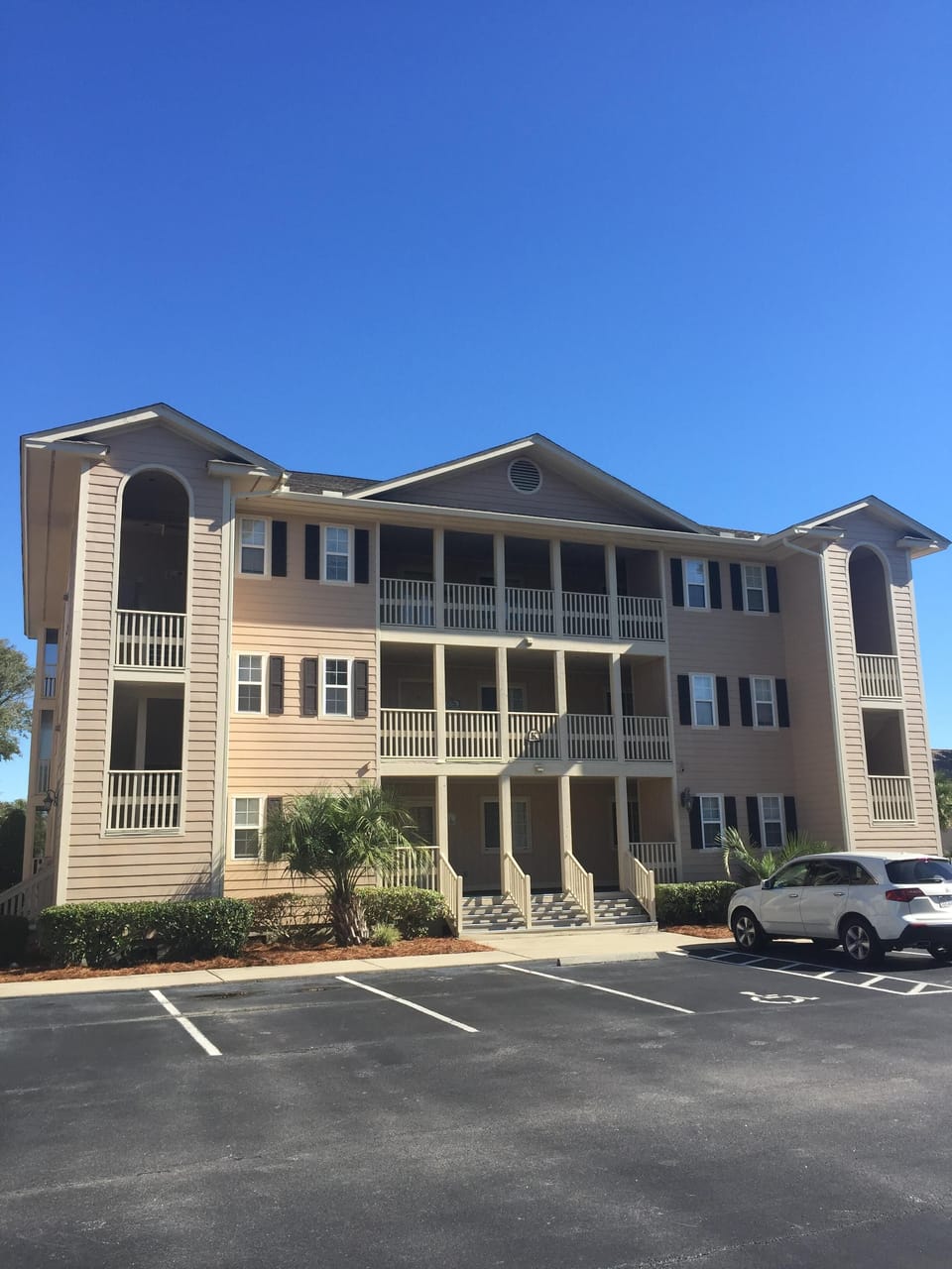 Building K Tilghman Shores Front View