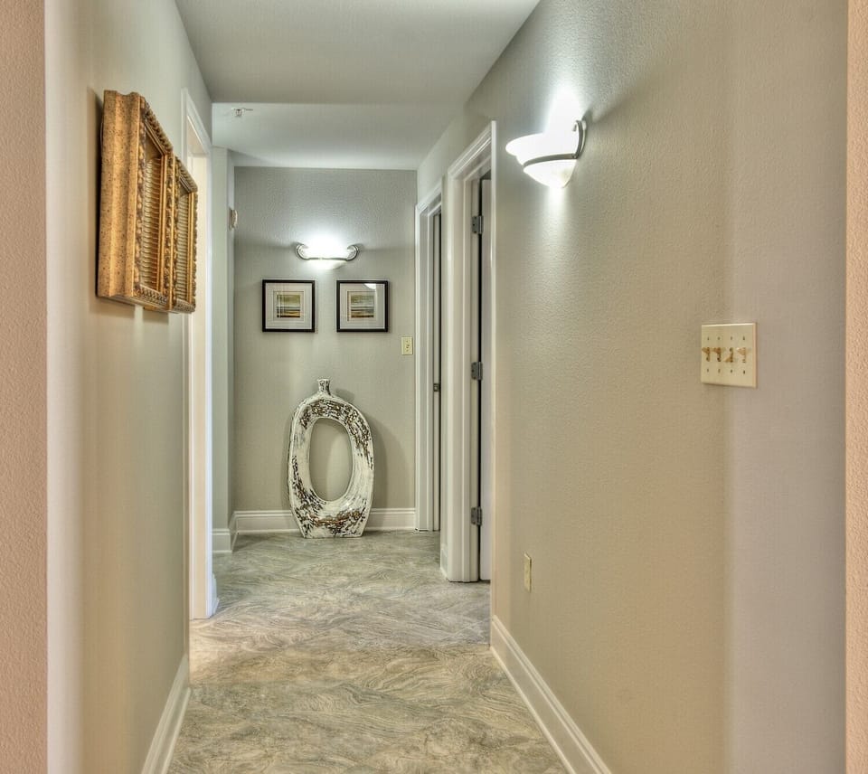 Hallway view from Kitchen
