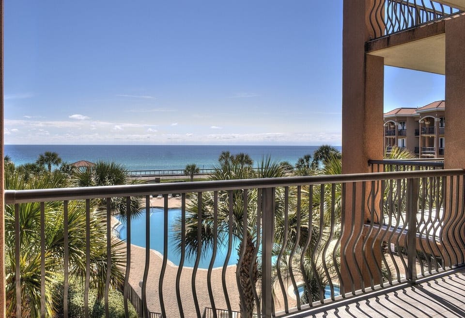 View of Gulf from guest bedroom