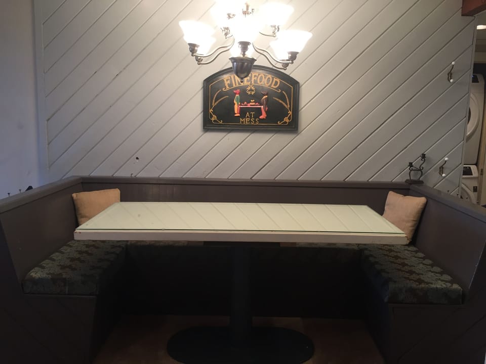 Built in kitchen table