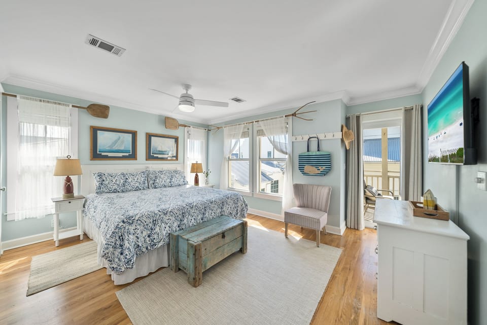 King Bedroom of 3rd floor primary suite