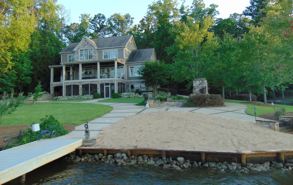 View from Dock with 300 feet of shoreline