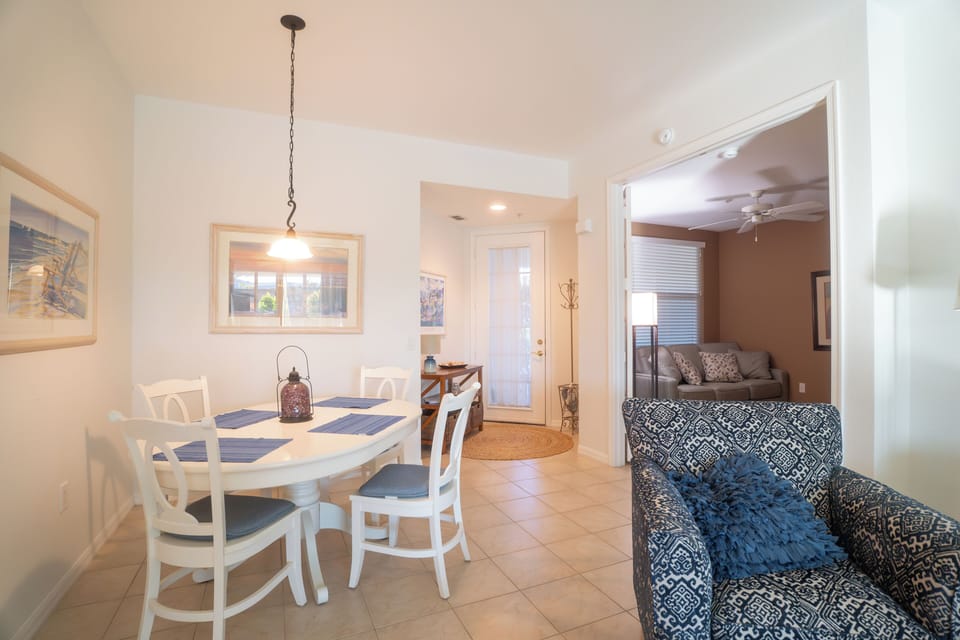 front entry from living room