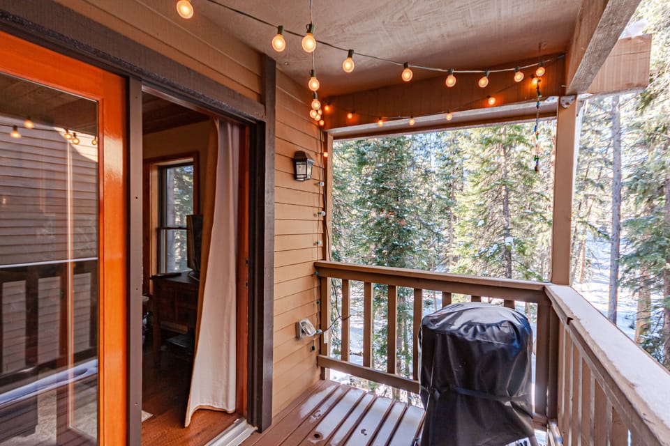 Balcony overlooking Vasquez Creek