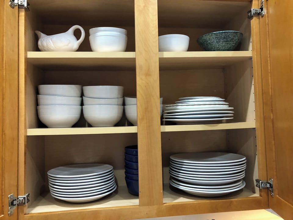 Well stocked kitchen for your cooking and dining enjoyment