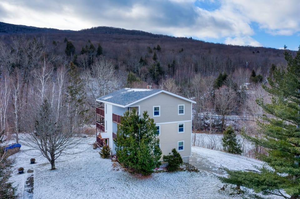 Morse Mill condo is the second floor unit