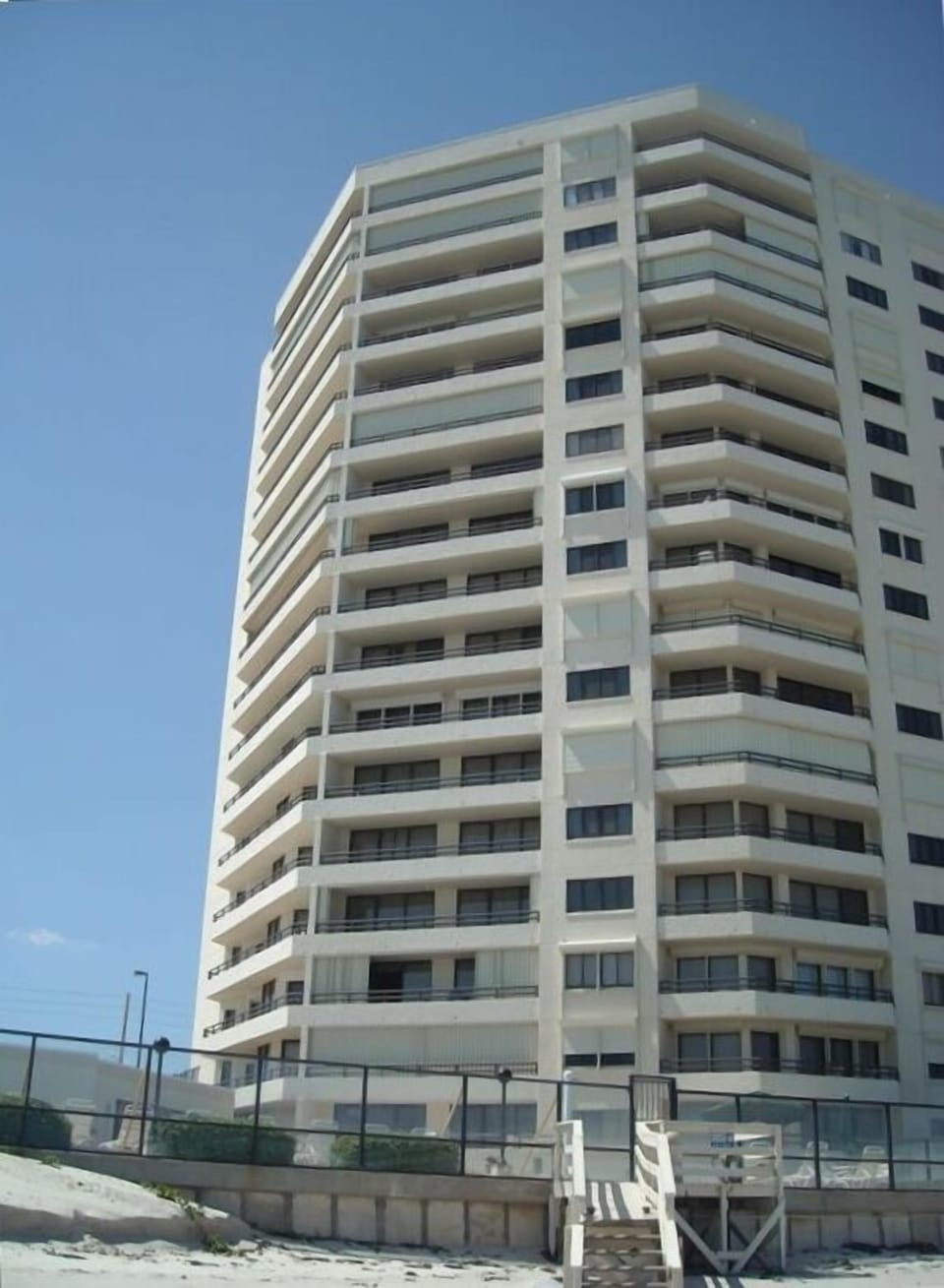 Rear view of building
