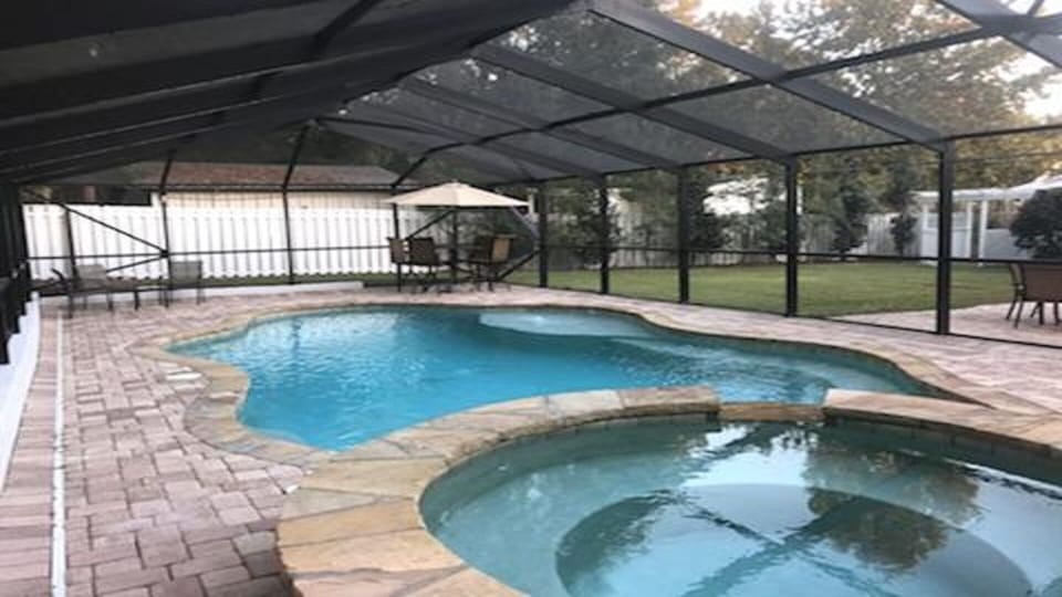 Cascading Hot Tub into pool