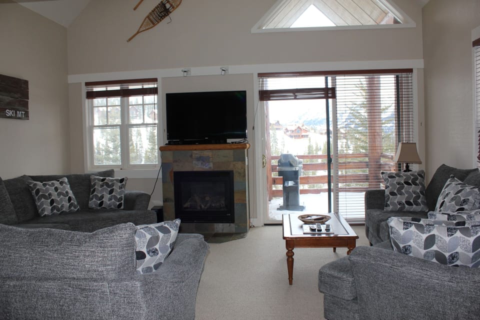 Lots of seating for relaxing after a day on the slops!
