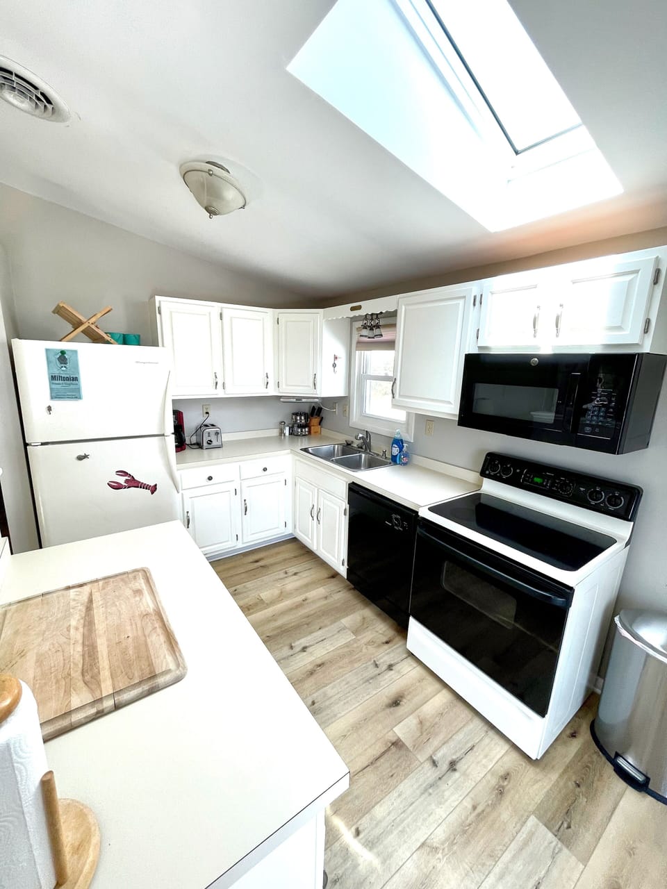Kitchen with island.