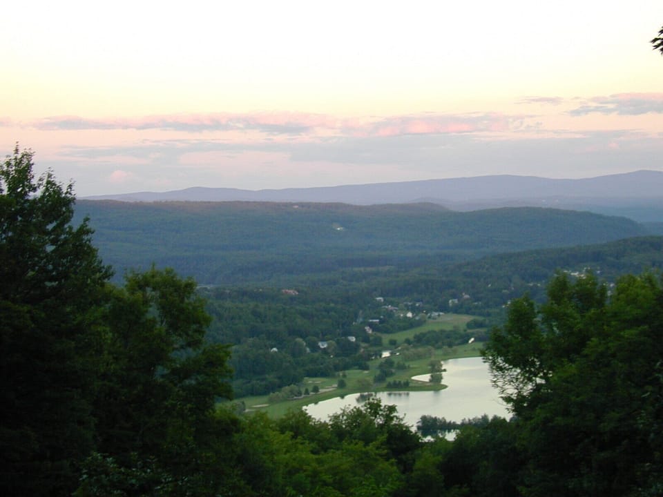 Summer view from the main floor.