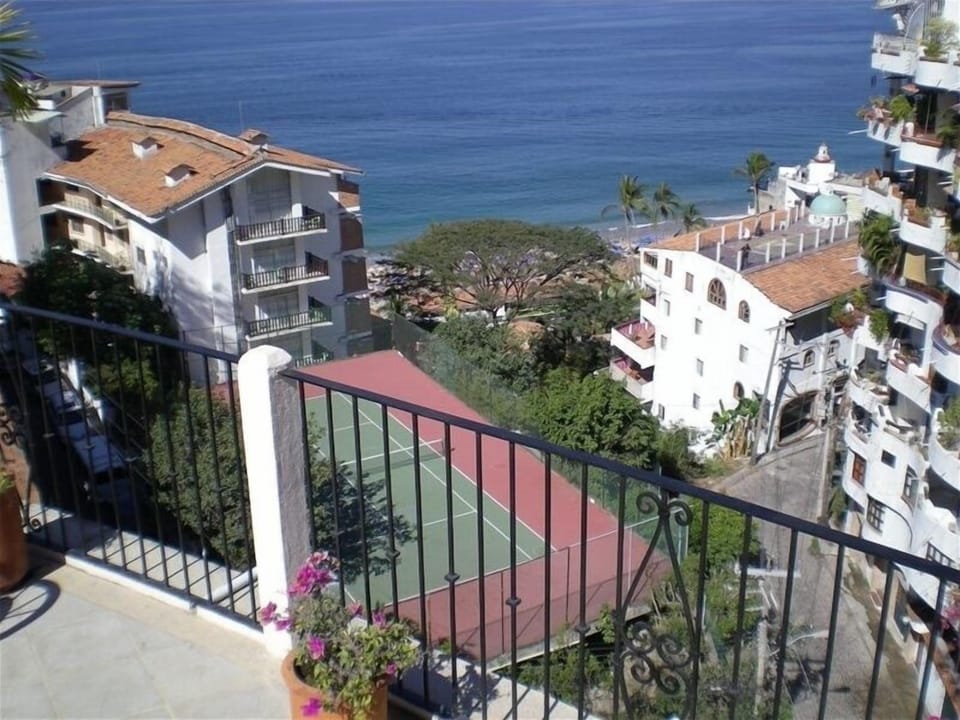 Los Muertos Beach/Blue Chairs as seen from roof deck pool area