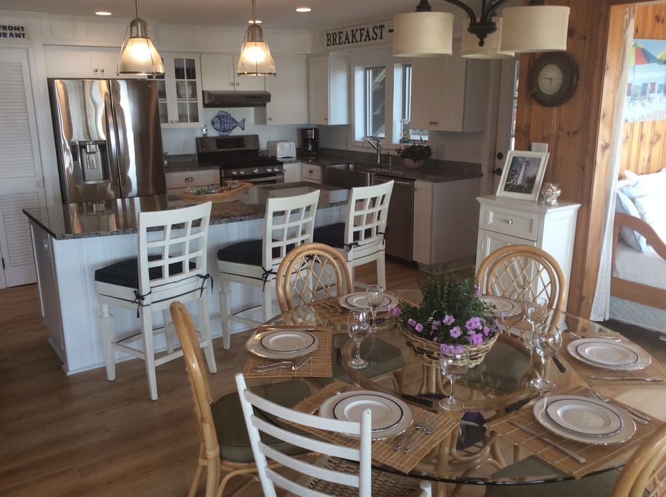 Fully Stocked gourmet kitchen 