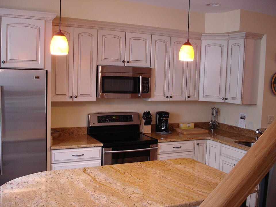Walk in to your open concept modern kitchen.  Includes the necessities.