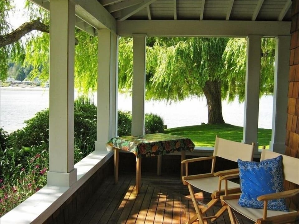 West side porch