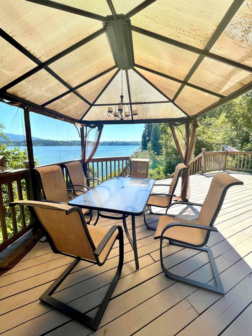 covered seating for outdoor dining