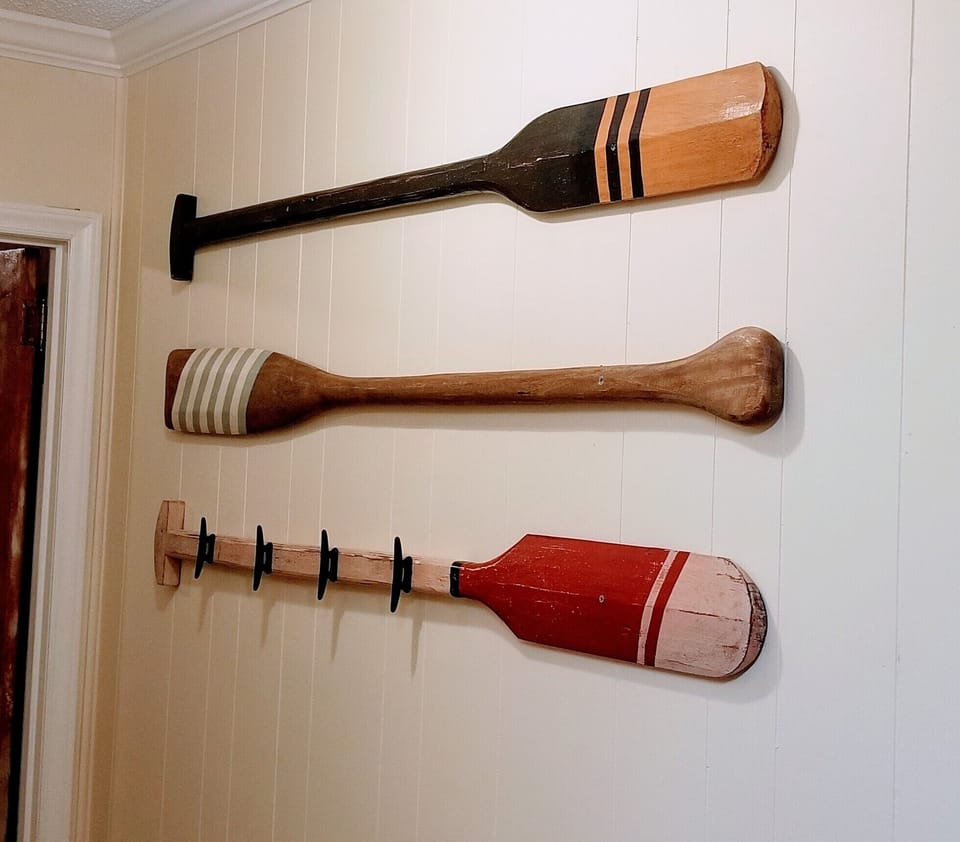 Hallway towel rack
