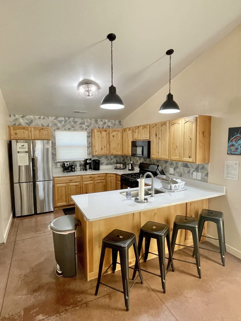 Enjoy high-end fully equipped kitchen with all amenities to cook and bake.  