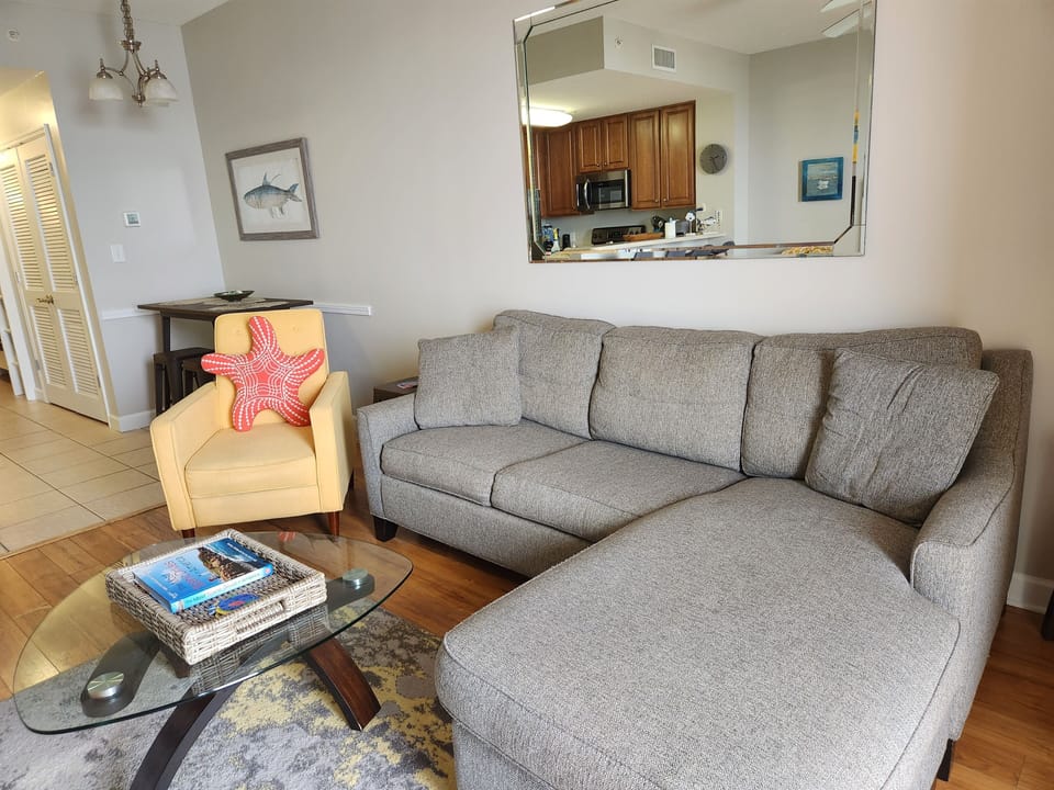 Living room with recliner