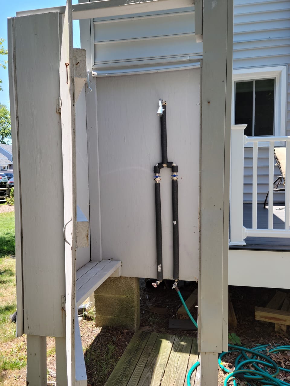 outdoor shower