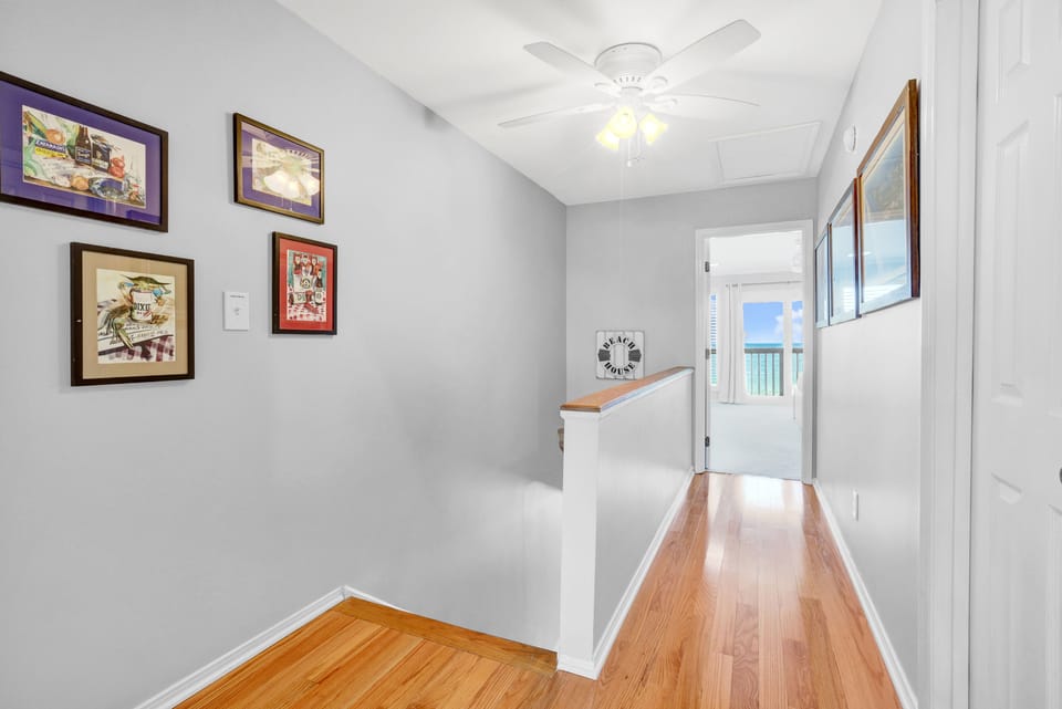 upstairs hallway