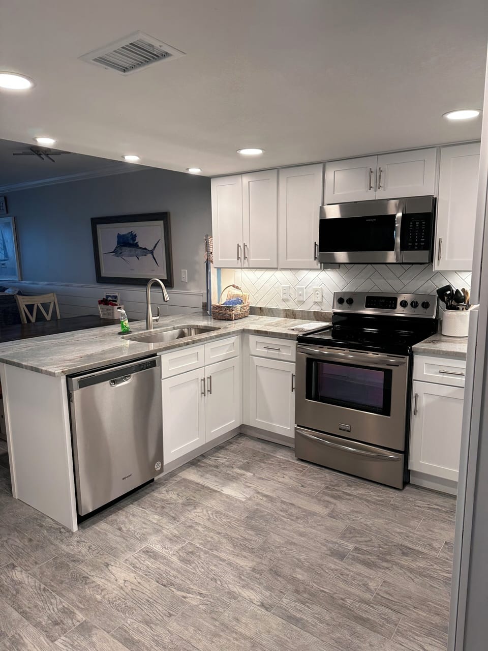 Kitchen. Renovated March 2024